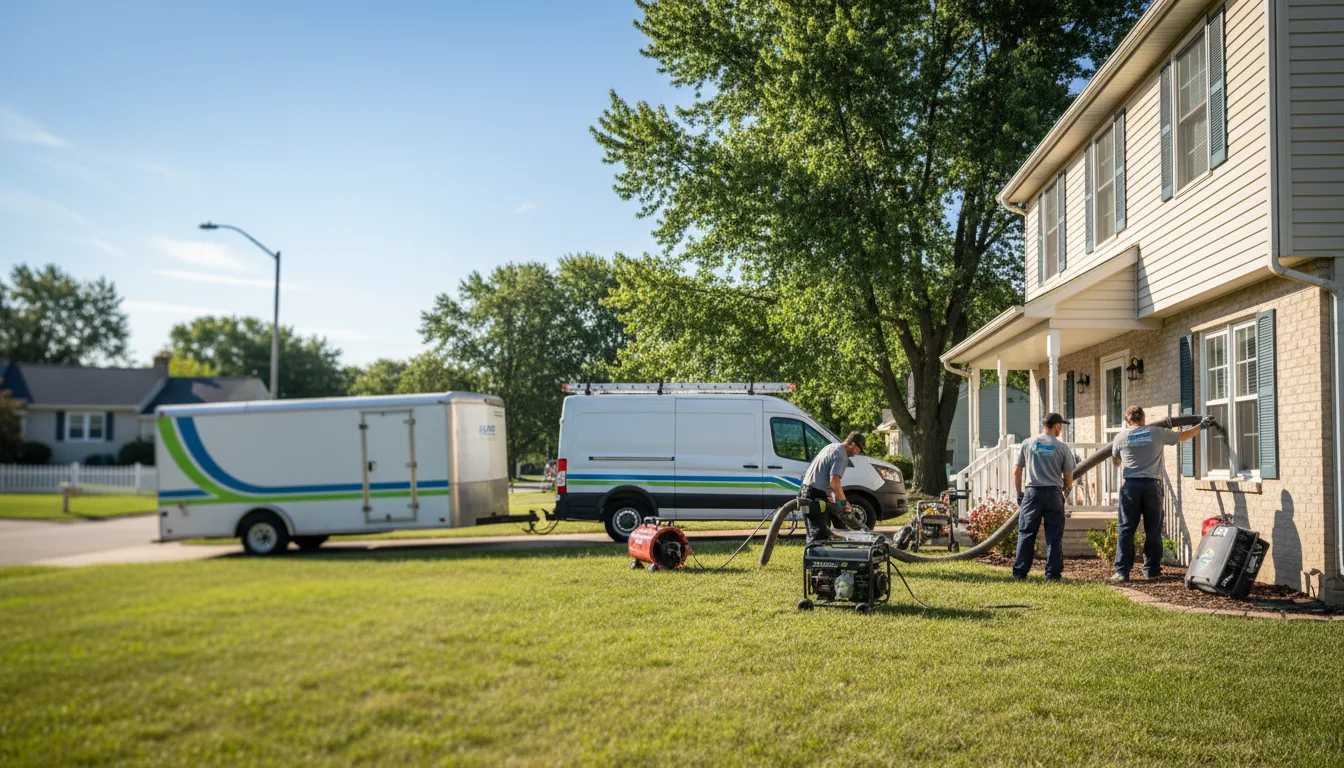 Flooded Basement Restoration And Cleanup With Repair in Plymouth, OH near me